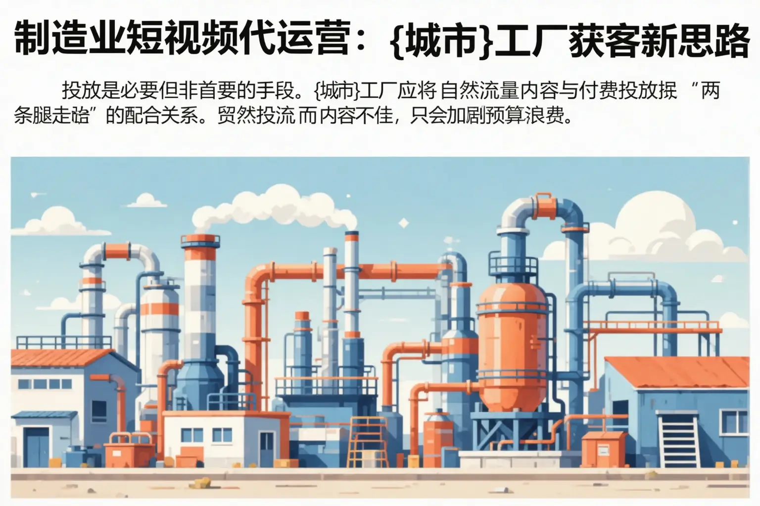制造业短视频代运营：泾阳工厂获客新思路
